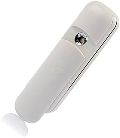 USB Rechargeable Handy Mist Sprayer & Mini Portable Nano Facial Moisture Mist Spray & Mist Atomization Facial Humectant Steamer White