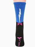 Betsey Johnson Socks Lightning Bolt Cotton Crew