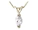 1.00 ct.tw Marquise Diamond Solitaire Pendant in 14 kt. Yellow Gold