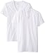 2(x)ist Men's 2-Pack Stretch Core V-Neck Shirt, White, Medium