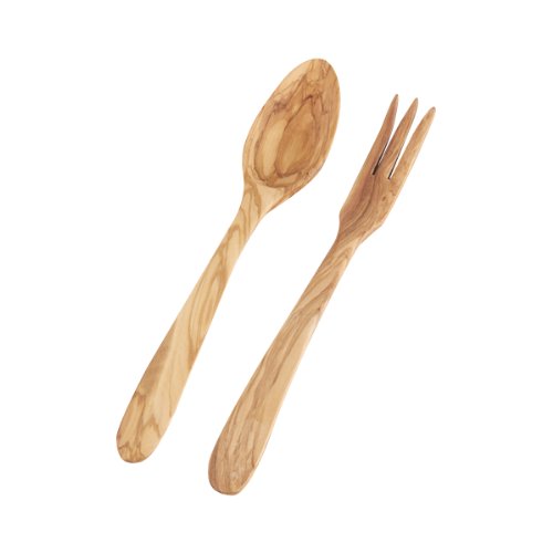Zeller 23526 Salatbesteck 2-teilig, Olivenholz L 30 Preisvergleich