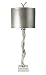 Pack of 2 Tangled Silver Branch Lamps with Scale Shades