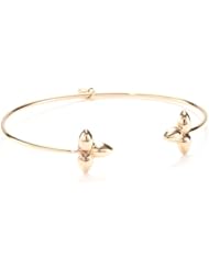 Jemma Wynne "Prive" Triple Pear Dome Bangle Bracelet