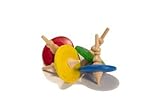 High Quality Wooden Tops, Great Fun for Kids! (Set of 4)