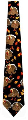 Thanksgiving TIES Turkeys Neckties