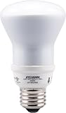 SYLVANIA 14W Compact Fluorescent Lamp with R20 reflector, Integral 120V Ballast, Medium Screwbase, Warm White, 1-Pack # CF14EL/R20/BL/1