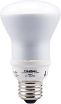 SYLVANIA 14W Compact Fluorescent Lamp with R20 reflector, Integral 120V Ballast, Medium Screwbase, Warm White #CF14EL/R20/BL/1
