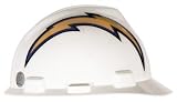 MSA Safety San Diego Chargers - NFL V-Gard Protective Cap Hard Hat