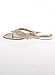 Kylie 09 Rhinestone Embellished Thong Flat Sandals Gold