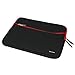 Microsoft Surface Pro 3/Pro 4 Sleeve, Evecase Ultra-Portable Slim Neoprene Carrying Sleeve Case Bag with Accessory Pocket - Black/Red