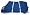 Mesh Fly Sheet Royal Blue, 72