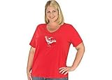 Plus SunBay Crane Design V-neck Top