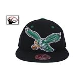 Philadelphia Eagles Big Logo Flat Brim Hat/Cap (7 7/8)