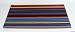 Kitchen & Housewares : Launda Multi Purpose Machine washable Mat with anti slip Backing (Multi coloured stripe. 100cm x 60cm)