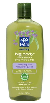 Kiss My Face Big Body Shampoo for Thicker, Fuller Hair, 11 oz (Quantity of 4)