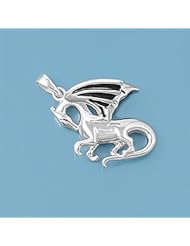 Dragon Smaug 25MM Pendant Sterling Silver 925