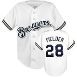 Prince Fielder Milwaukee Brewers MLB Youth Jersey - Youth-S