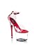 7 Inch Rhinestone Cone Heel Shoes