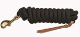 9' x 5/8 Cowboy Nylon Lead Rope Black
