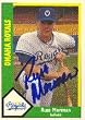 Russ Morman, Omaha Royals - Royals Affiliate, 1990 CMC Autographed Card