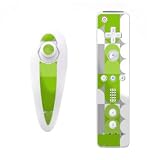 Neo Green Design Nintendo Wii Nunchuk + Remote Controller Protector Skin Decal Sticker