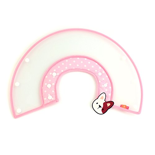 Dog Cat Vet Elizabethan Collar Cone Wound Healing Brace Pink S size