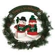 Minnesota Wild 22" Snowman Christmas Wreath - NHL Hockey