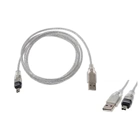 KALEA-INFORMATIQUE � - Cordon USB M�le vers FIREWIRE IEEE1394a MALE avec fiche "mini" Firewire 4 points - POUR PERIPHERIQUES COMPATIBLES AVEC CE TYPE D'ADAPTATEUR UNIQUEMENT