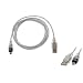 KALEA-INFORMATIQUE � - Cordon USB M�le vers FIREWIRE IEEE1394a MALE avec fiche "mini" Firewire 4 points - POUR PERIPHERIQUES COMPATIBLES AVEC CE TYPE D'ADAPTATEUR UNIQUEMENT