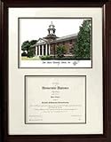 Scholar Clark Atlanta College Panthers NCAA 18 &acute; x 24 &acute; Framed Limited Edition Lithograph with Diploma Opening - B0001LSPIW