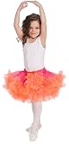 Little Adventures Dress-up & Dance Tutu for Girls, Fuchsia/Orange