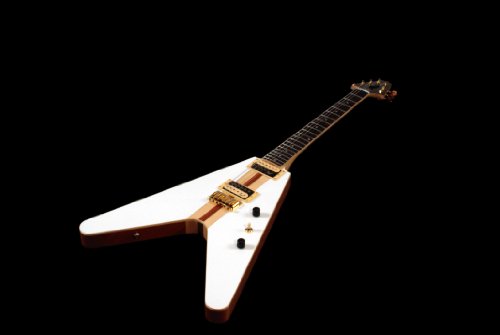 Arrow Prestige Natural/White Electric Guitar