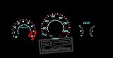 1996-2000 Honda Civic Ex Automatic Black Reverse Gauges