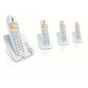 Philips CD2554S/05 Digital Cordless Phone With Answer Machine & HD Sound - Quadruple Handset