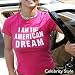 BRITNEY SPEARS T-SHIRTS 'OFFICIAL AMERICAN DREAM' BRITNEY T-SHIRT