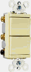 15A WHT 2SP Switches