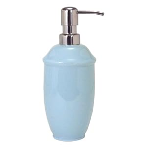 Nuvo Design Ceramic Lotion Dispenser, Seamist Blue