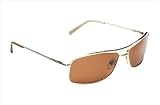 Sunglasses - Driving - Men's Polarised Sunglasses - Men's B52's - Gold Frame / Brown Lens + Free Hard Case, Cloth & Cord - Affordable Sunglasses