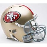 San Francisco 49ers Authentic Pro Line Revolution Riddell Full Size Helmet