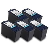 Lexmark 32 18C0032 & Lexmark 33 18C0033 Compatible Remanufactured Combo Pack - 3 Black & 2 Color Ink Cartridges