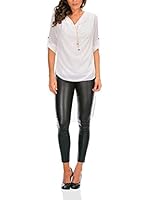 Bleu Marine Blusa Monaco (Blanco)