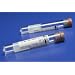 Kendall 8881302015 Monoject Corvac Serum Separator Tube with Mottled Stopper, Silicone Coated, 9mL Draw, 16mm Diameter x 100mm Length, Red/Gray (Case of 500)