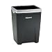 Fellowes 8032301 - Office Suites Divided Pencil Cup, Plastic, 3 1/16 x 3 1/16 x 4 1/4, Black/Silver-FEL8032301