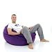 Red Foam Filled Single Bean Bag Jumbo Cord