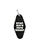 Keys Out, Ready to Stab the Patriarchy Black Motel Style Feminist Keychain
