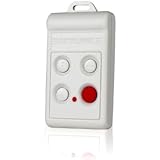 Skylink 4B-434W Security Keychain Hand Held Remote Control Transmitter | Affordable, Easy to program DIY Accessory for SC Series Systems.
