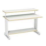 Adjustable Height Workstation- Gray