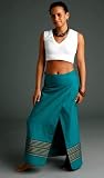 Sumati Green Wrap Around Skirt