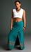 Sumati Green Wrap Around Skirt