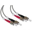 NEW ST / ST, Multimode, Duplex Fiber Optic Cable, 50/125, 5 Meter - STST-11005